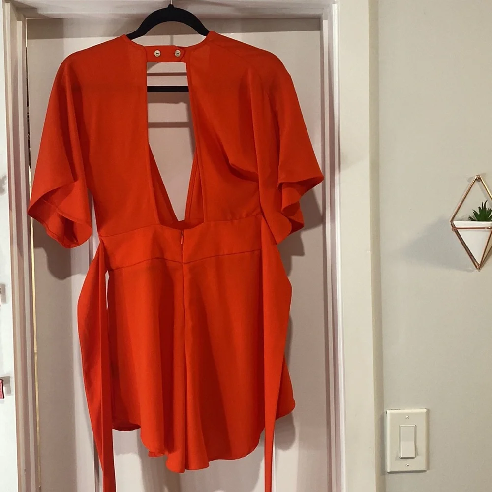 Red/Orange Romper - Picture 5 of 8